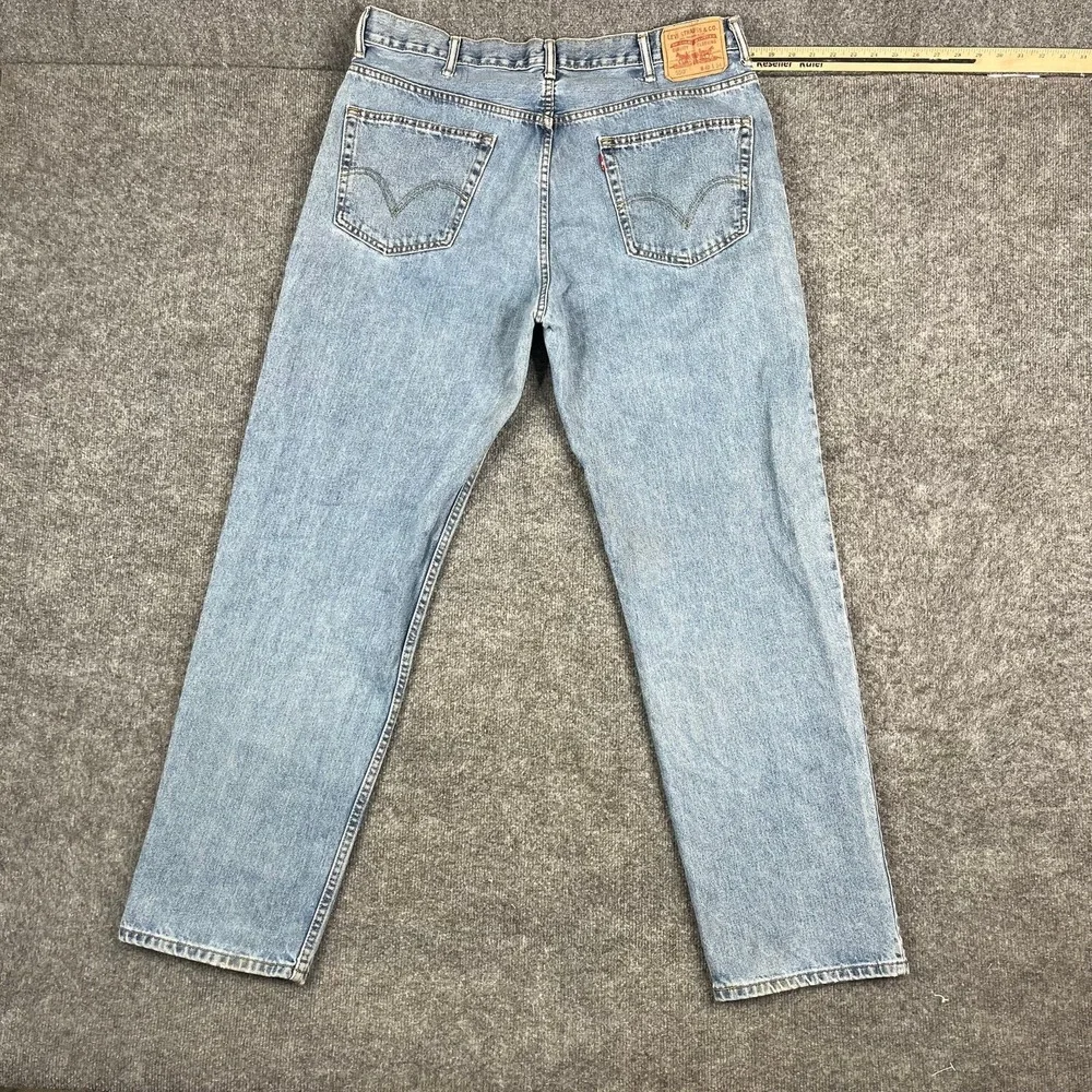 Levis 550 Jeans Mens Size 40x33 Blue‎ Relaxed Fit Tapered Classic Denim